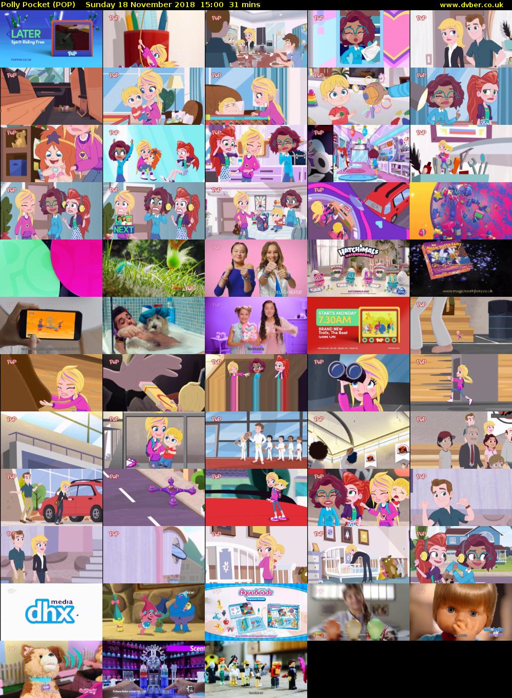Polly Pocket (POP) Sunday 18 November 2018 15:00 - 15:31
