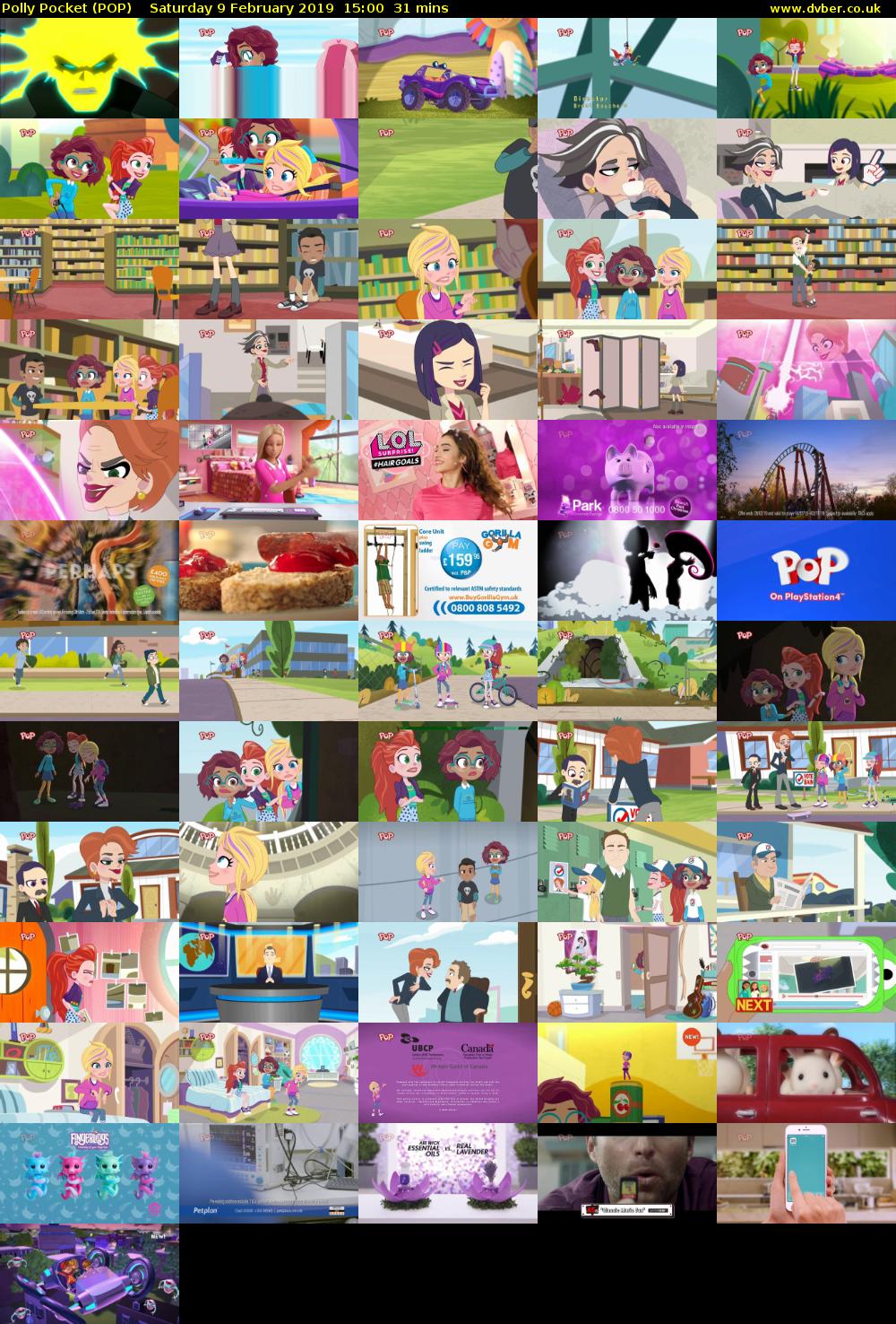 Polly Pocket (POP) Saturday 9 February 2019 15:00 - 15:31