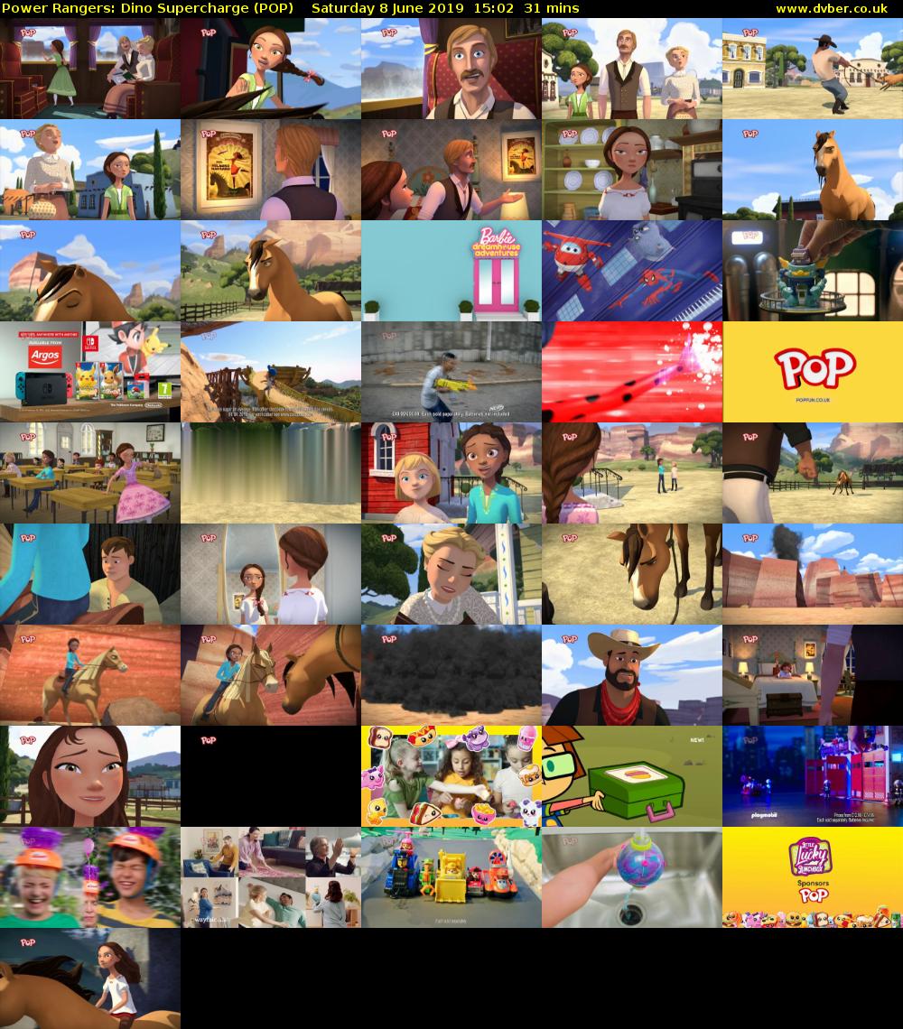 Power Rangers: Dino Supercharge (POP) Saturday 8 June 2019 15:02 - 15:33