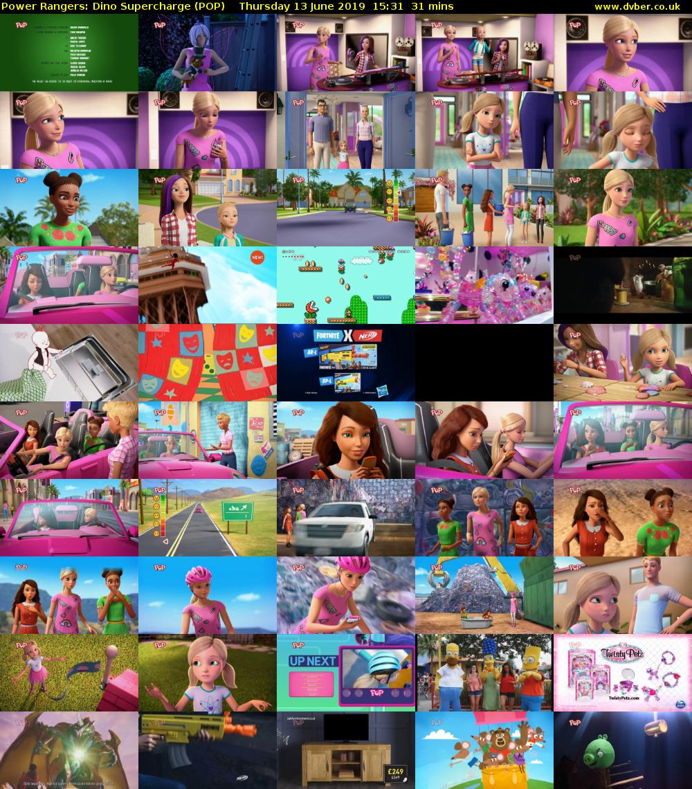 Power Rangers: Dino Supercharge (POP) Thursday 13 June 2019 15:31 - 16:02