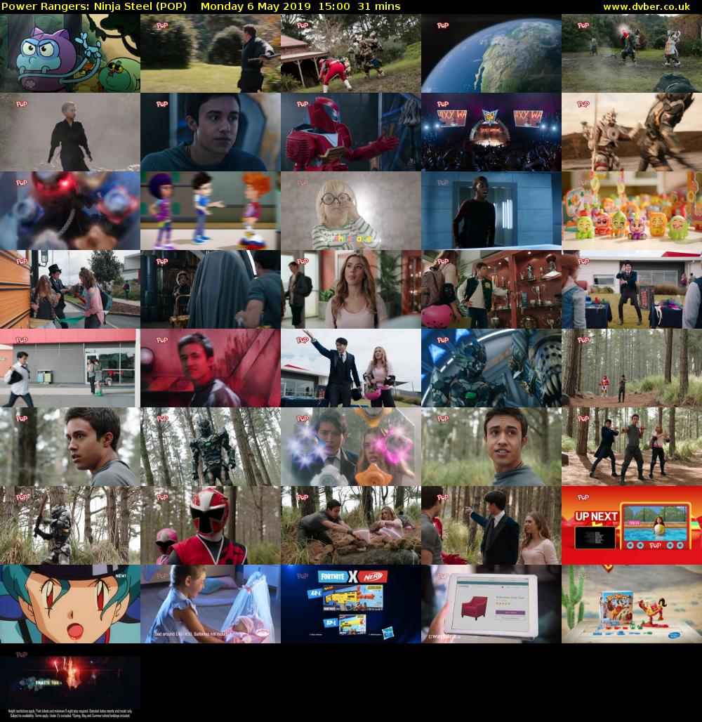 Power Rangers: Ninja Steel (POP) Monday 6 May 2019 15:00 - 15:31