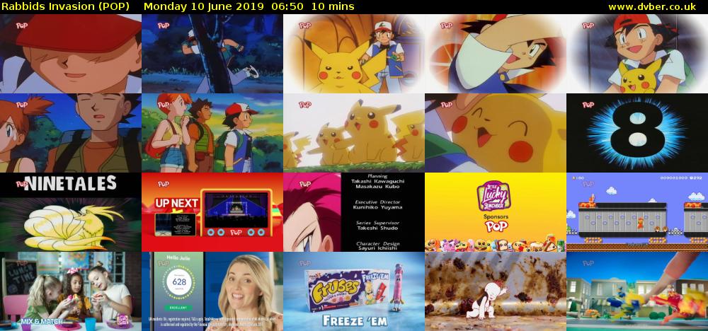 Rabbids Invasion (POP) Monday 10 June 2019 06:50 - 07:00