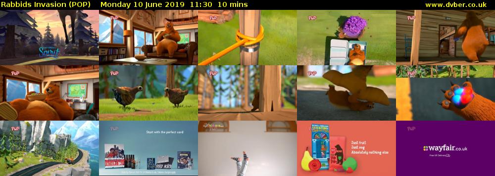 Rabbids Invasion (POP) Monday 10 June 2019 11:30 - 11:40