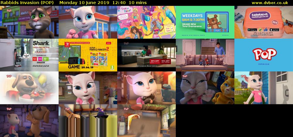 Rabbids Invasion (POP) Monday 10 June 2019 12:40 - 12:50