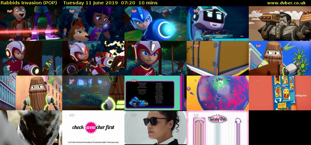 Rabbids Invasion (POP) Tuesday 11 June 2019 07:20 - 07:30