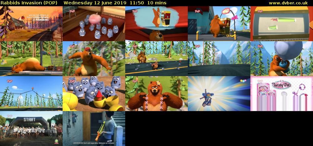 Rabbids Invasion (POP) Wednesday 12 June 2019 11:50 - 12:00