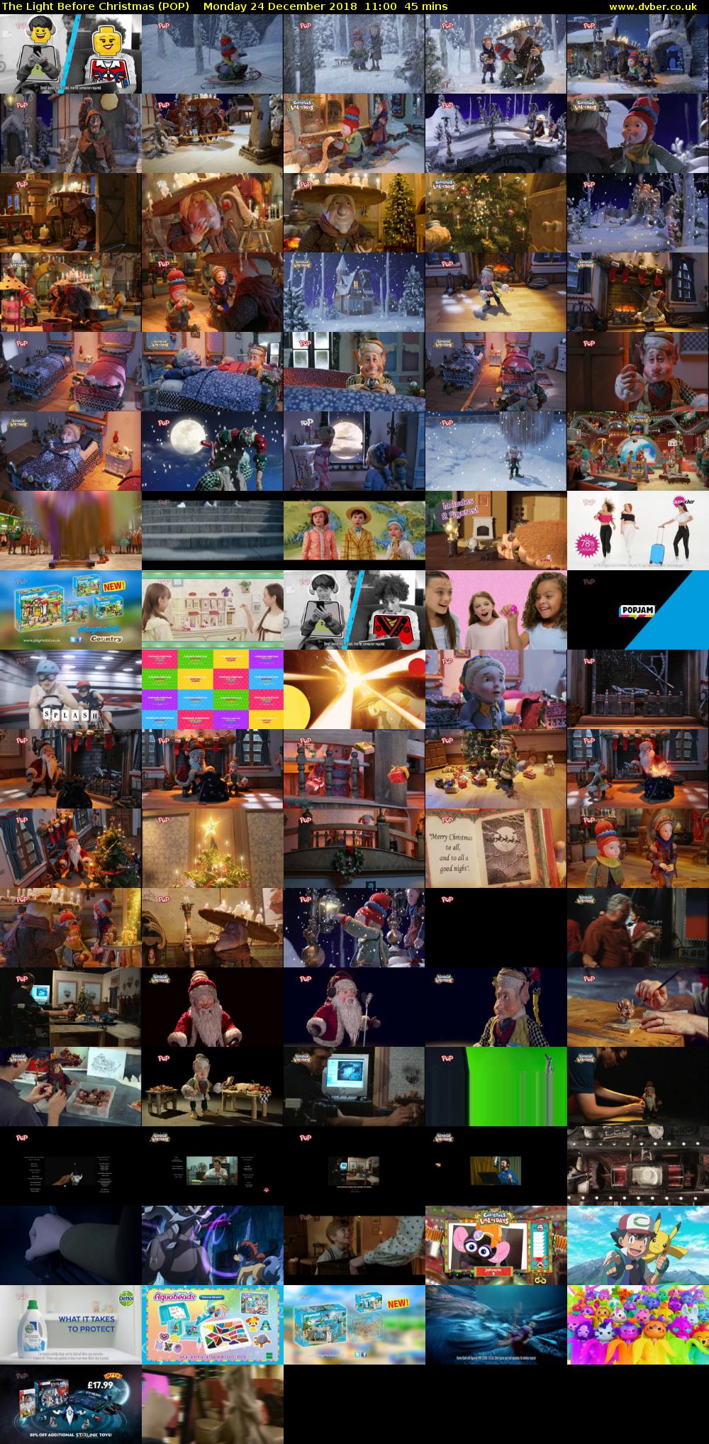 The Light Before Christmas (POP) Monday 24 December 2018 11:00 - 11:45