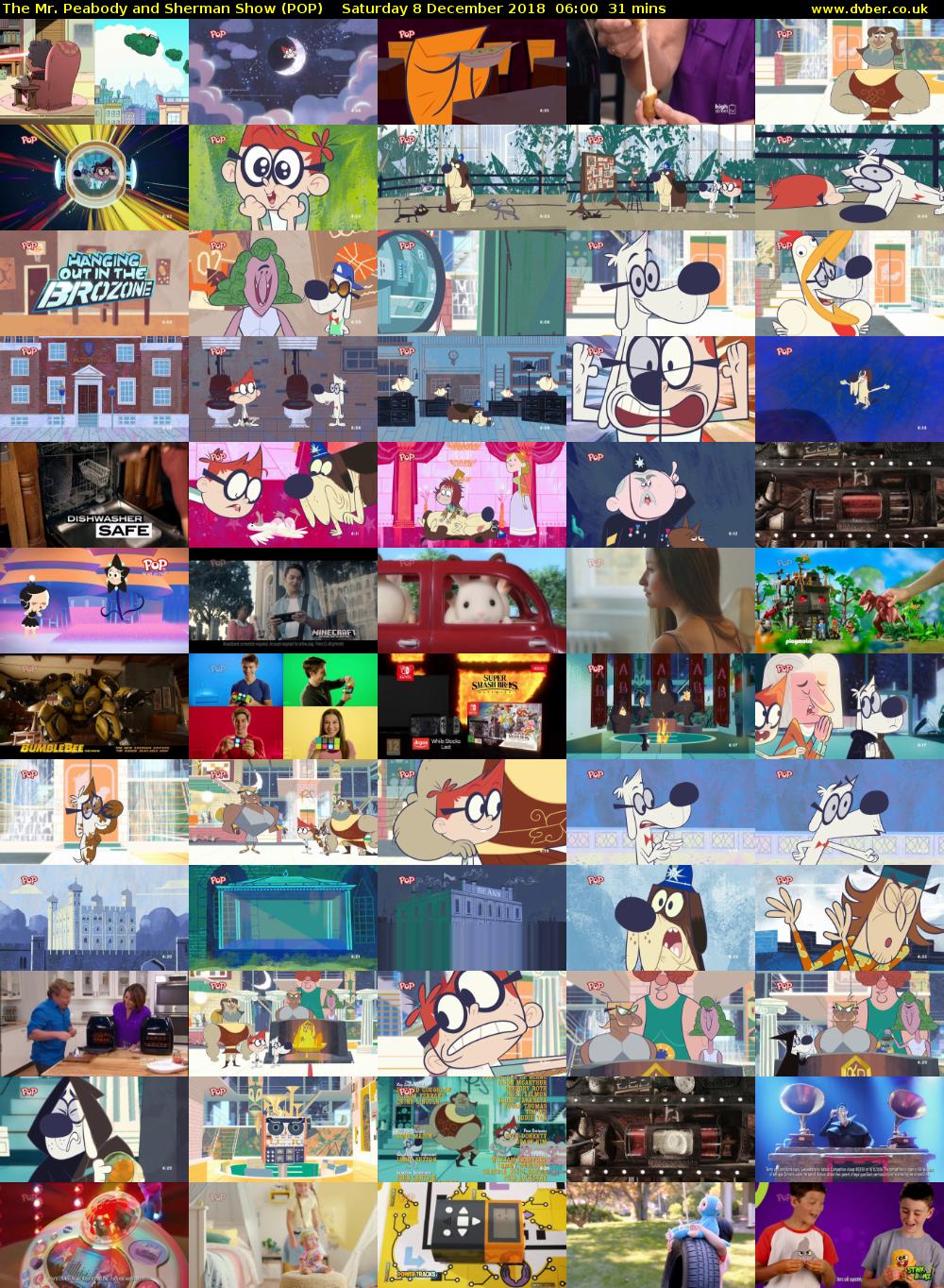 The Mr. Peabody and Sherman Show (POP) Saturday 8 December 2018 06:00 - 06:31