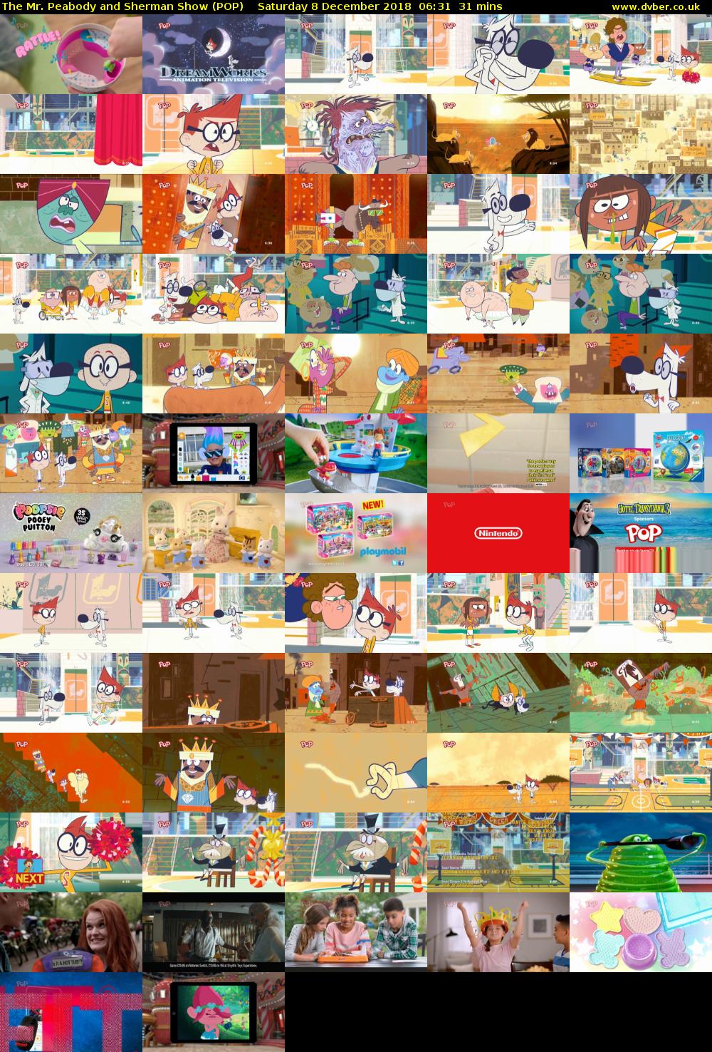 The Mr. Peabody and Sherman Show (POP) Saturday 8 December 2018 06:31 - 07:02