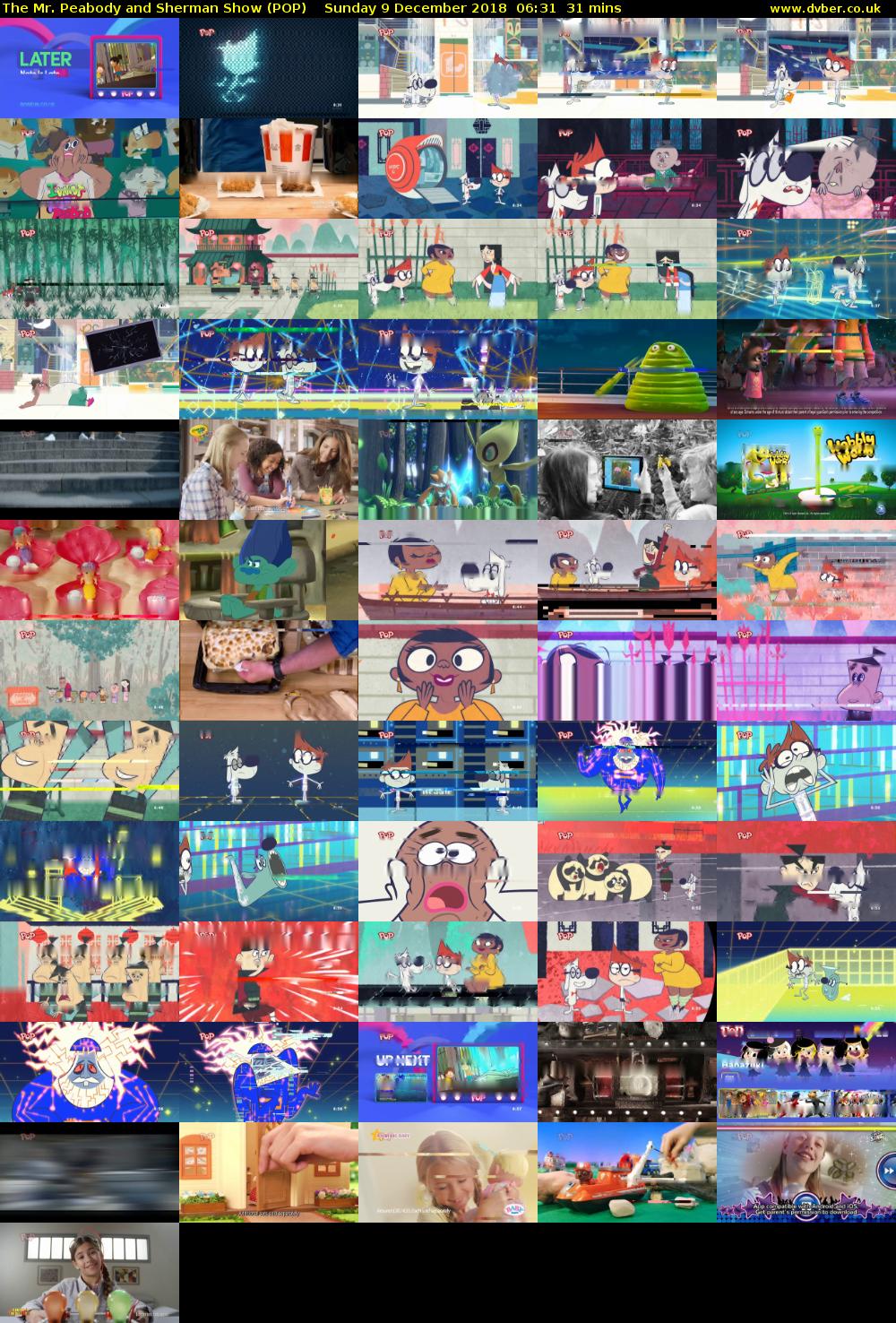 The Mr. Peabody and Sherman Show (POP) Sunday 9 December 2018 06:31 - 07:02