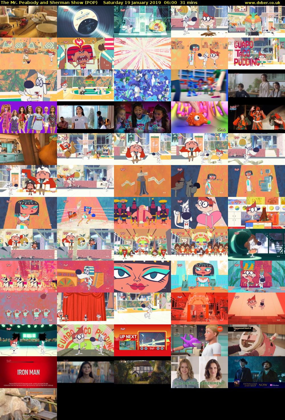 The Mr. Peabody and Sherman Show (POP) Saturday 19 January 2019 06:00 - 06:31