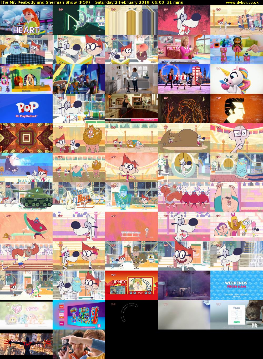 The Mr. Peabody and Sherman Show (POP) Saturday 2 February 2019 06:00 - 06:31