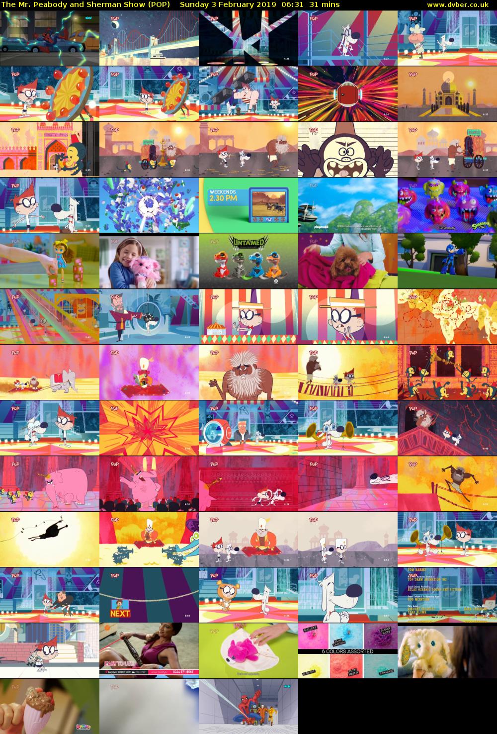 The Mr. Peabody and Sherman Show (POP) Sunday 3 February 2019 06:31 - 07:02