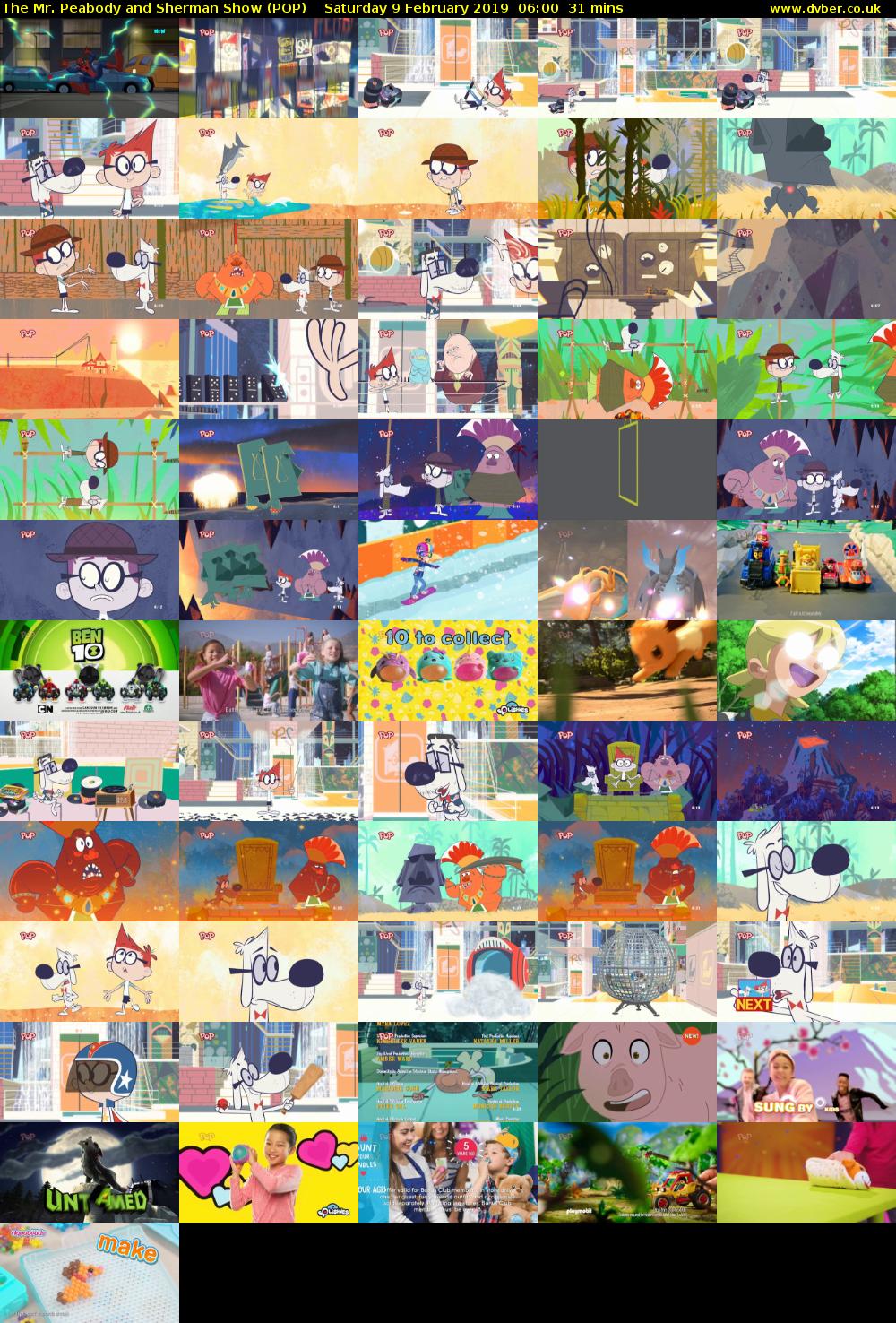 The Mr. Peabody and Sherman Show (POP) Saturday 9 February 2019 06:00 - 06:31