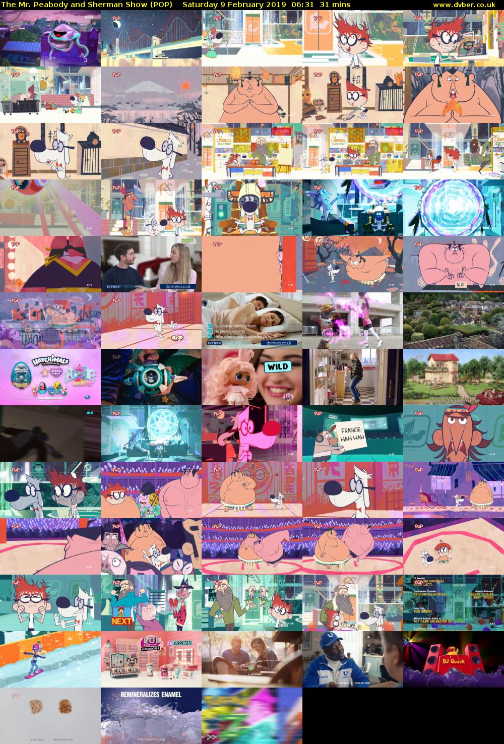 The Mr. Peabody and Sherman Show (POP) Saturday 9 February 2019 06:31 - 07:02