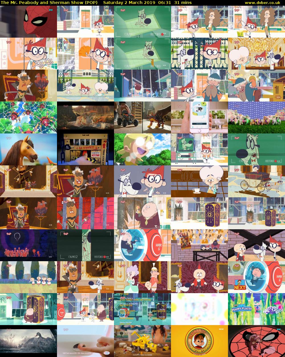The Mr. Peabody and Sherman Show (POP) Saturday 2 March 2019 06:31 - 07:02