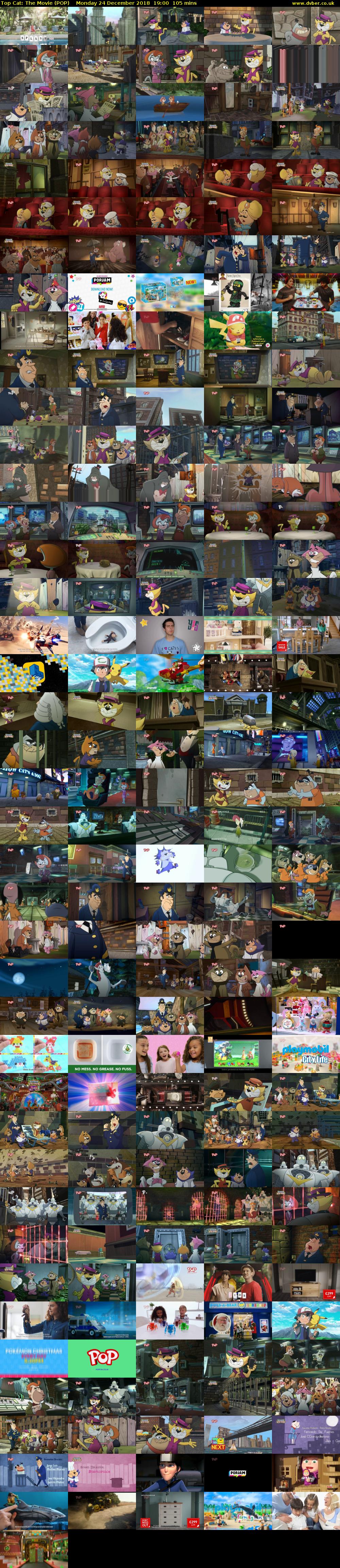 Top Cat: The Movie (POP) Monday 24 December 2018 19:00 - 20:45