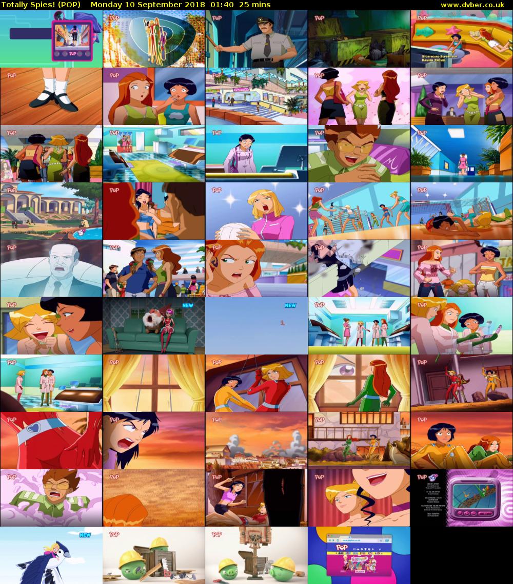Totally Spies! (POP) Monday 10 September 2018 01:40 - 02:05