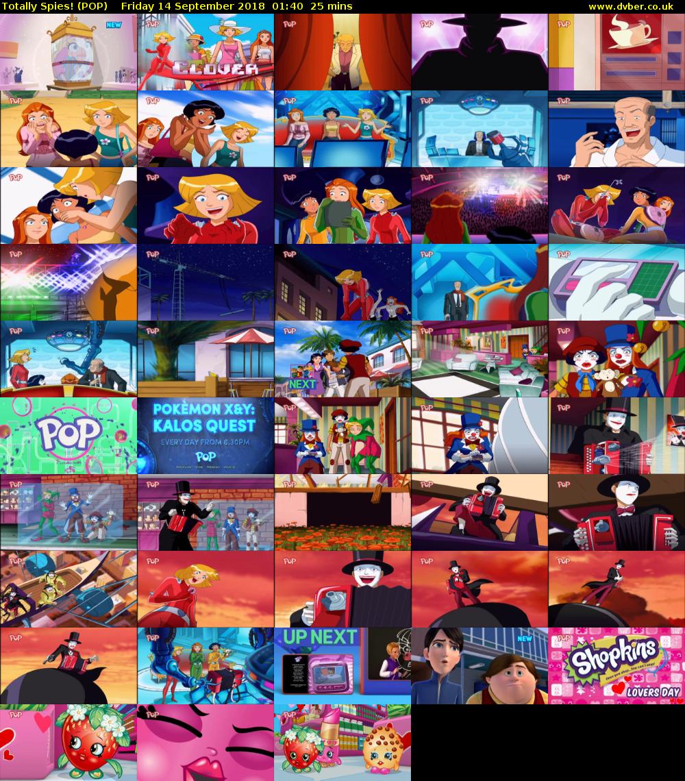 Totally Spies! (POP) Friday 14 September 2018 01:40 - 02:05
