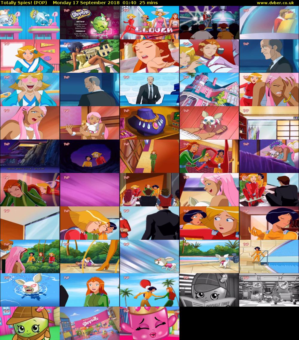 Totally Spies! (POP) Monday 17 September 2018 01:40 - 02:05