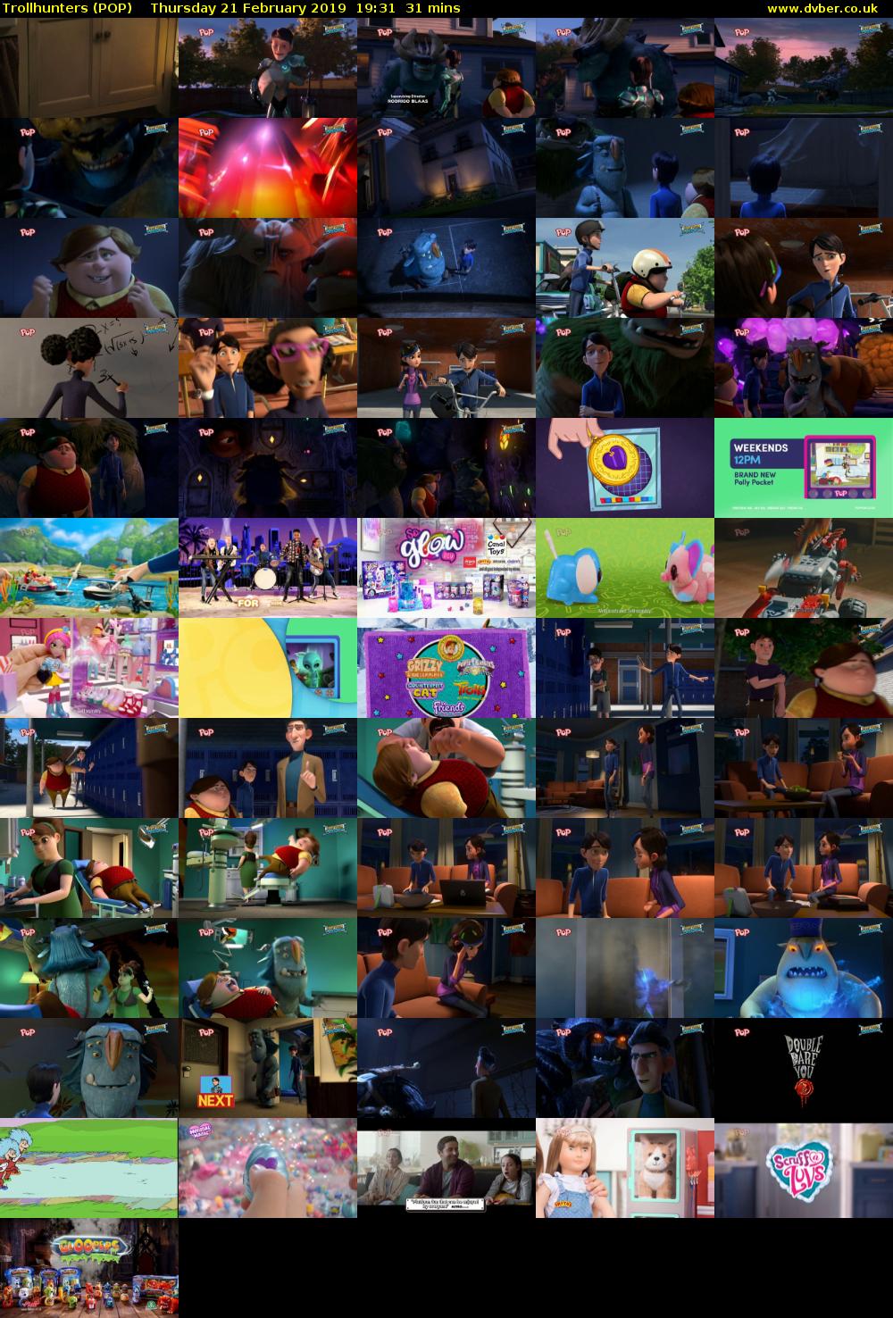 Trollhunters (POP) Thursday 21 February 2019 19:31 - 20:02