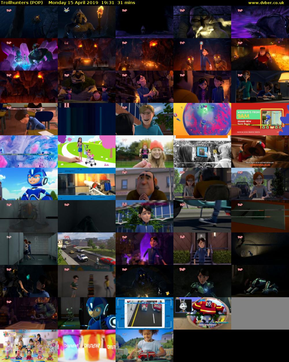 Trollhunters (POP) Monday 15 April 2019 19:31 - 20:02