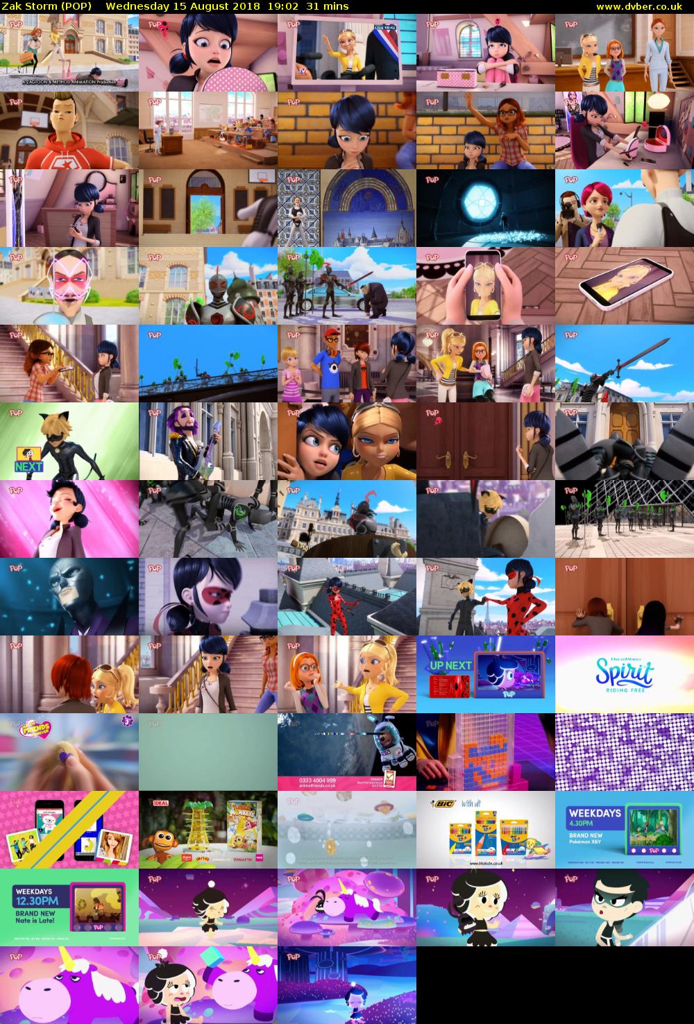 Zak Storm (POP) Wednesday 15 August 2018 19:02 - 19:33