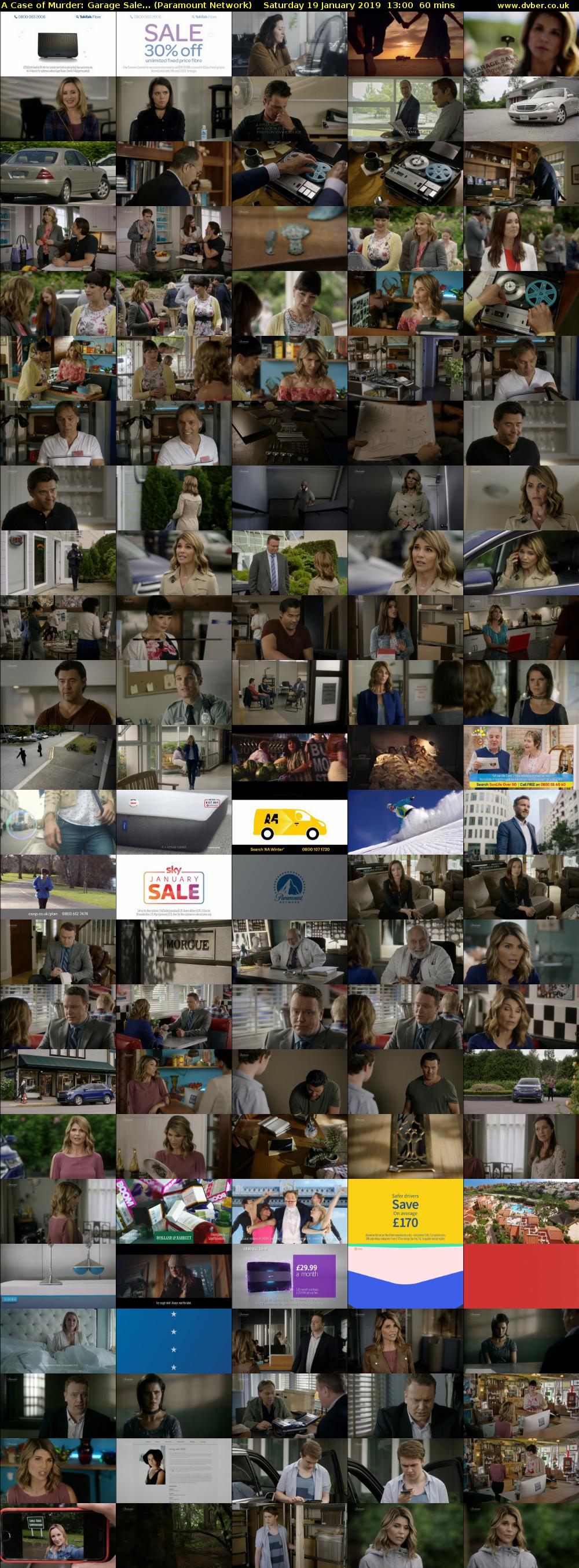 A Case of Murder: Garage Sale... (Paramount Network) Saturday 19 January 2019 13:00 - 14:00