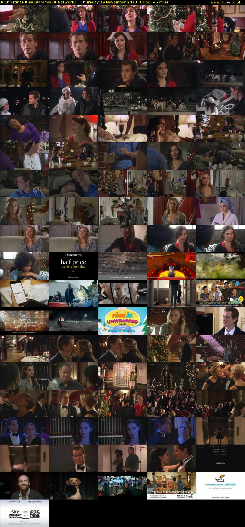 A Christmas Kiss (Paramount Network) Thursday 29 November 2018 13:50 - 14:35