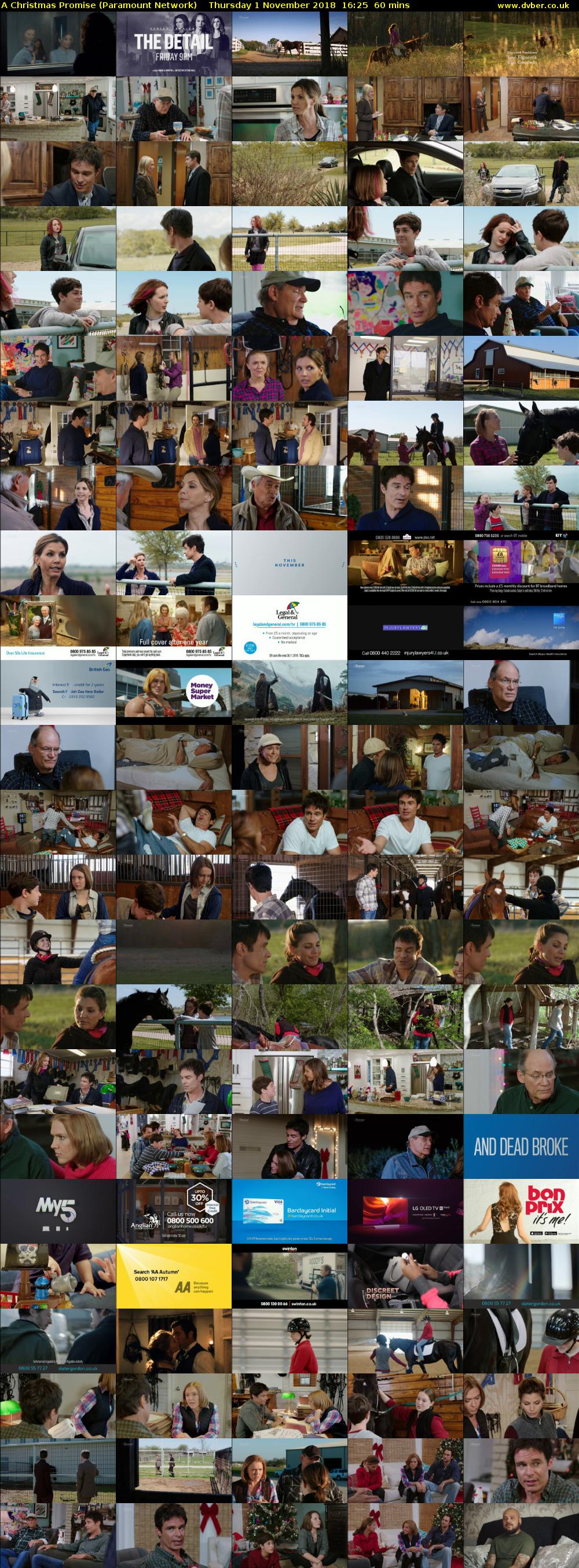 A Christmas Promise (Paramount Network) Thursday 1 November 2018 16:25 - 17:25