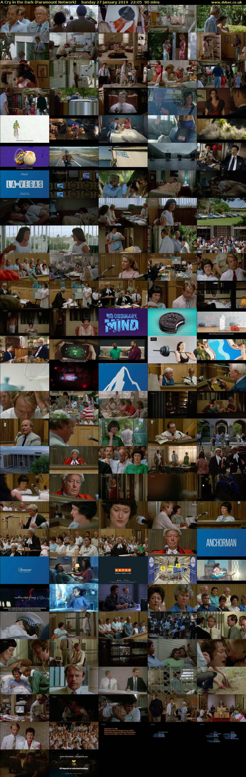 A Cry in the Dark (Paramount Network) Sunday 27 January 2019 22:05 - 23:35