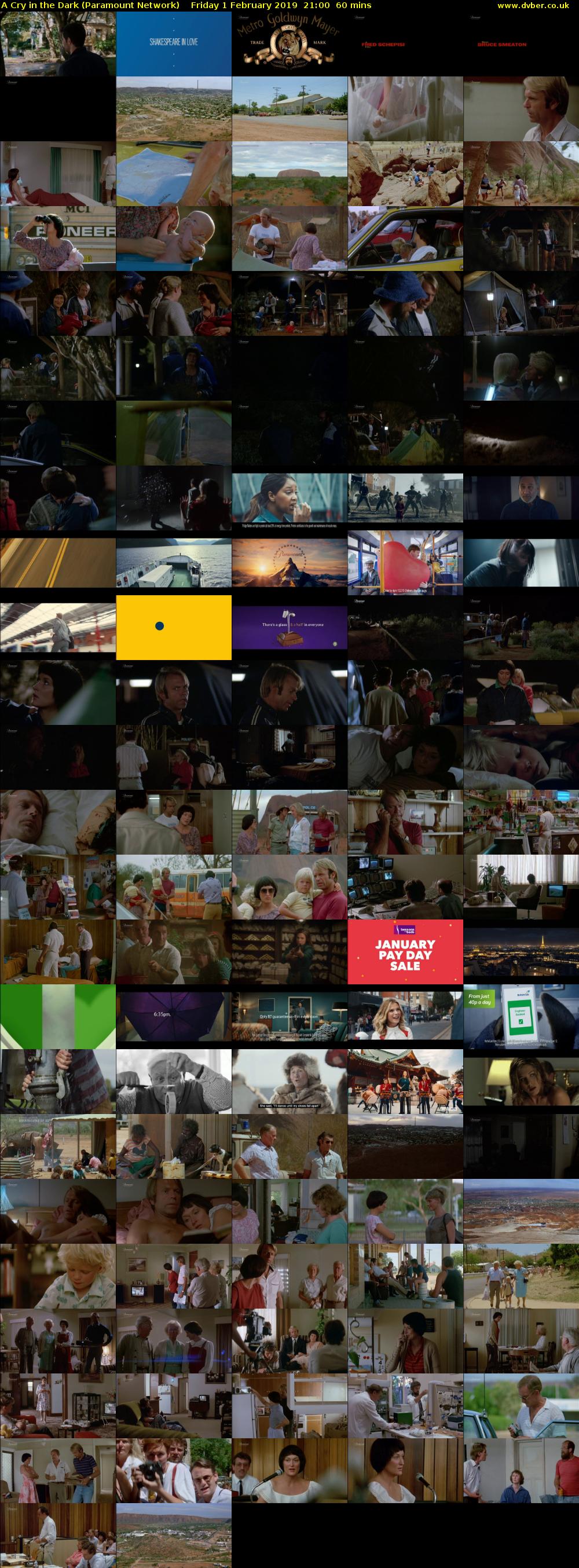 A Cry in the Dark (Paramount Network) Friday 1 February 2019 21:00 - 22:00