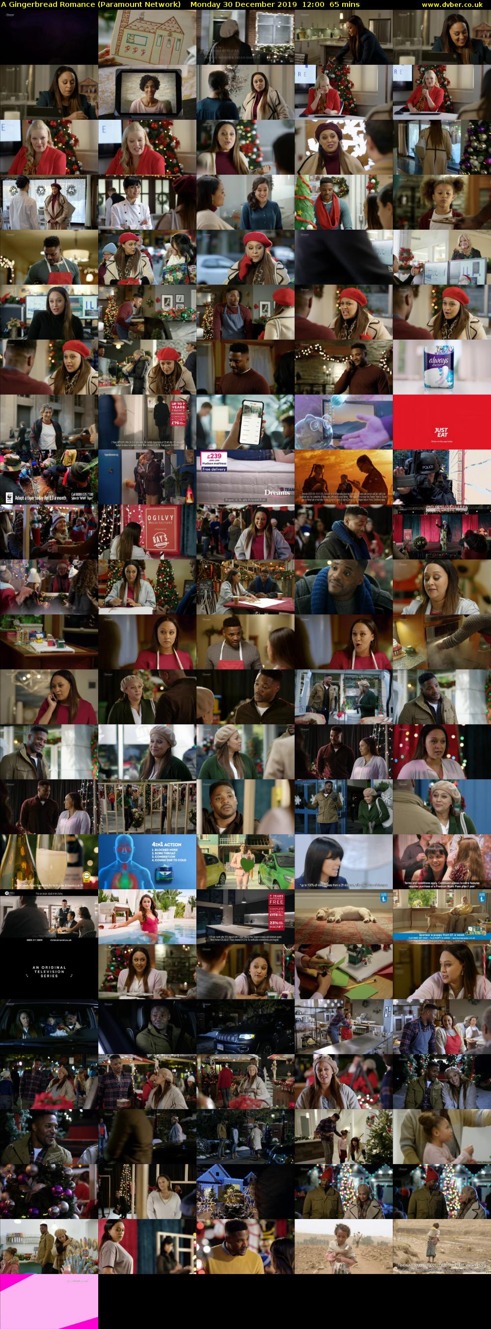 A Gingerbread Romance (Paramount Network) Monday 30 December 2019 12:00 - 13:05