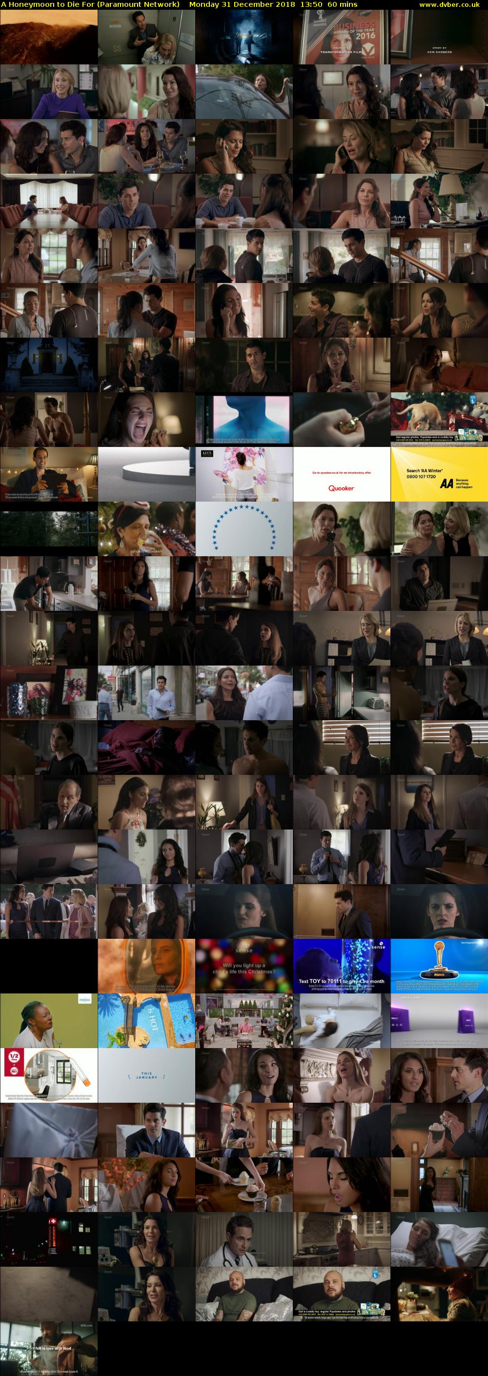 A Honeymoon to Die For (Paramount Network) Monday 31 December 2018 13:50 - 14:50