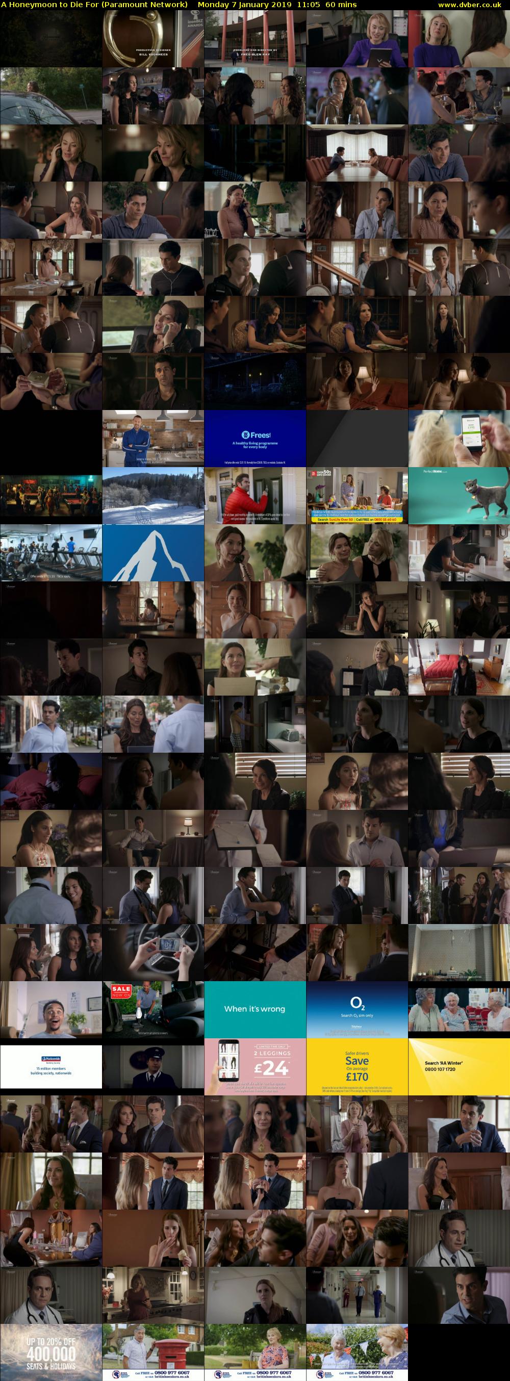 A Honeymoon to Die For (Paramount Network) Monday 7 January 2019 11:05 - 12:05