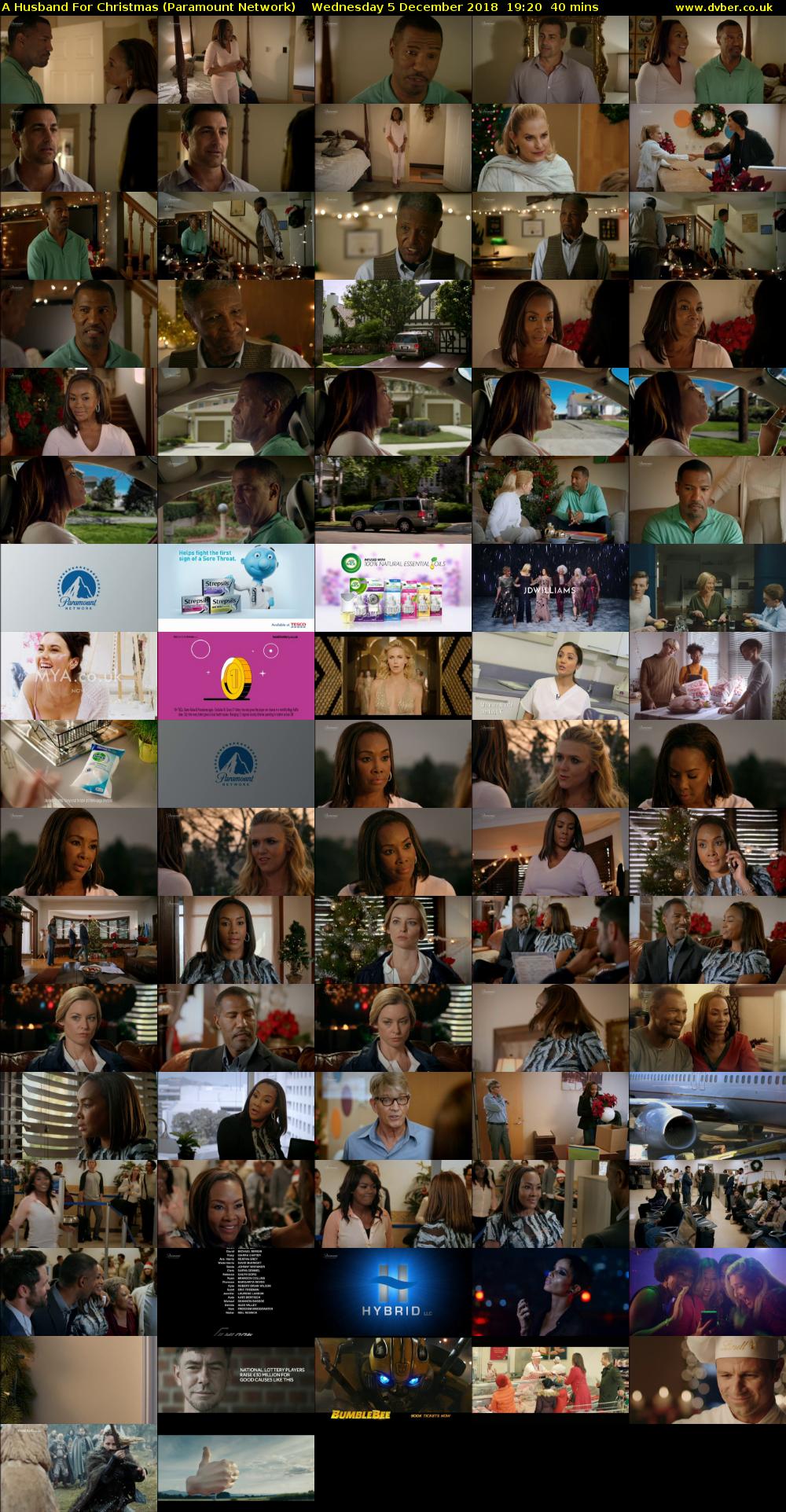 A Husband For Christmas (Paramount Network) Wednesday 5 December 2018 19:20 - 20:00