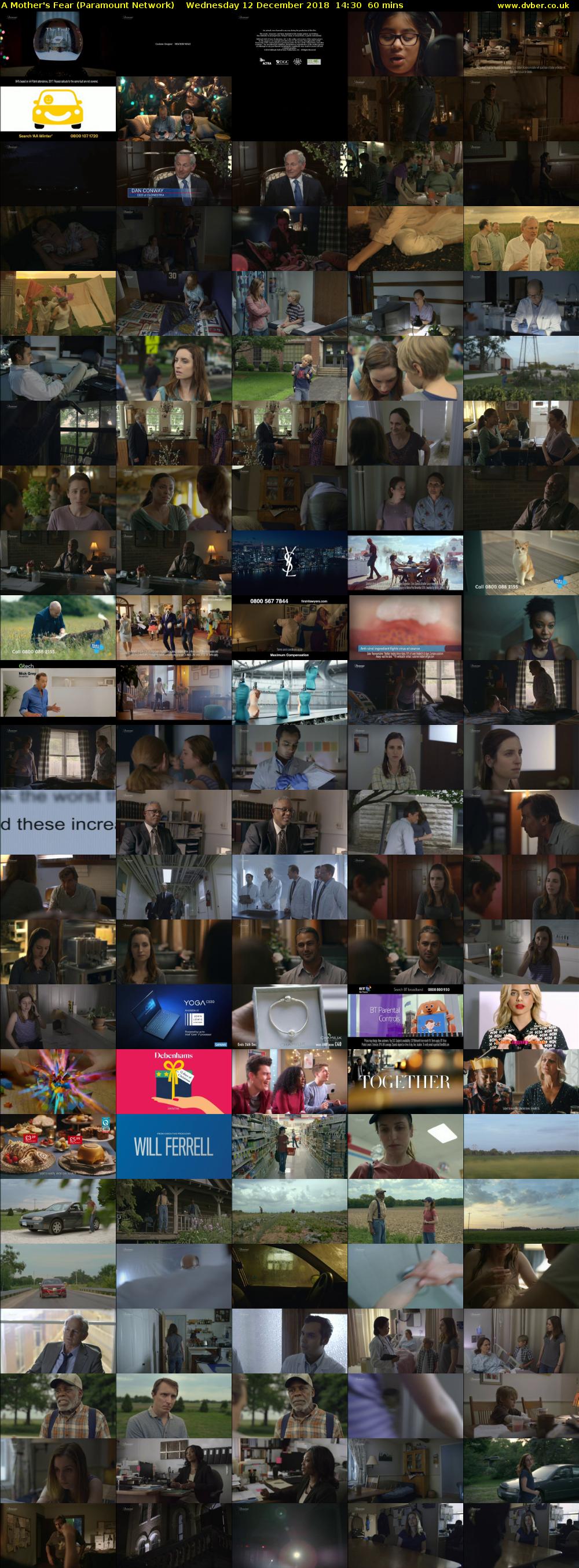 A Mother's Fear (Paramount Network) Wednesday 12 December 2018 14:30 - 15:30