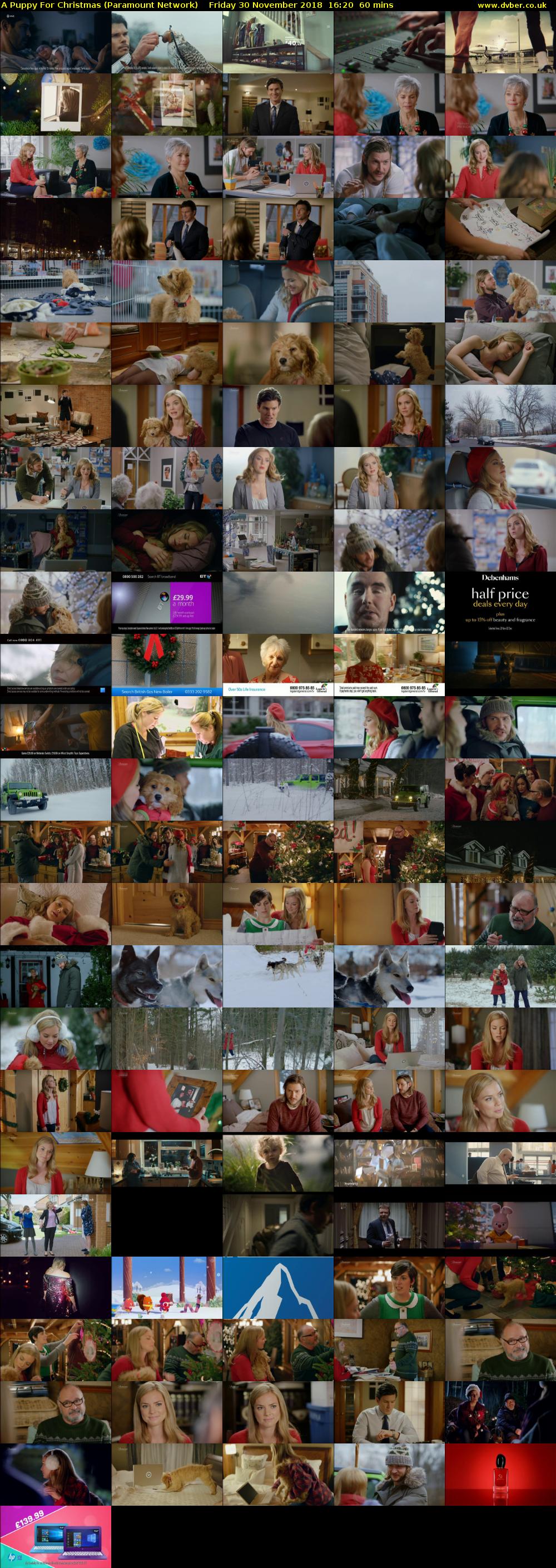 A Puppy For Christmas (Paramount Network) Friday 30 November 2018 16:20 - 17:20