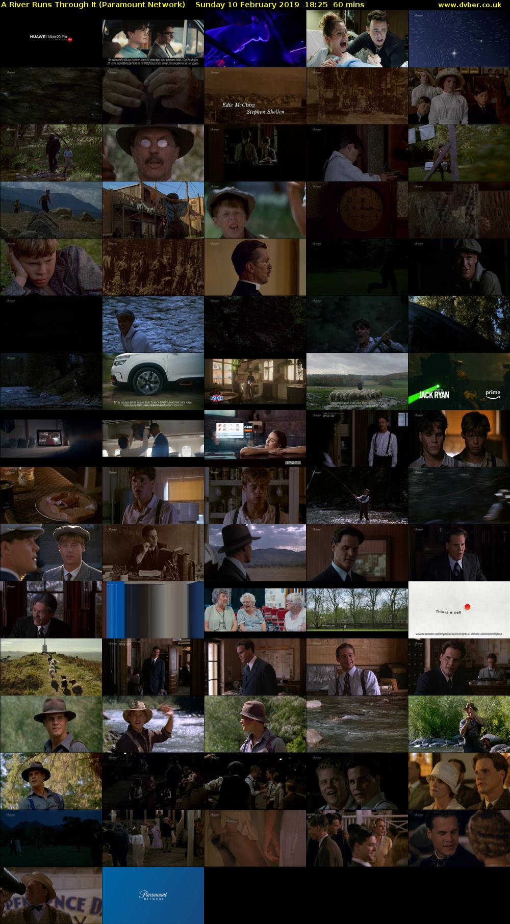 A River Runs Through It (Paramount Network) Sunday 10 February 2019 18:25 - 19:25