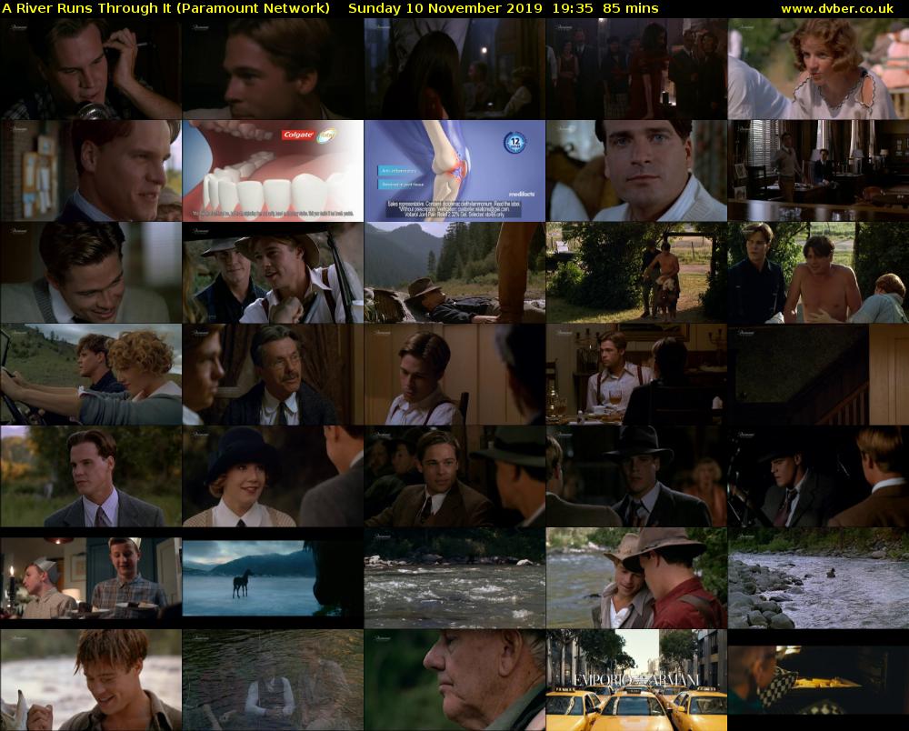 A River Runs Through It (Paramount Network) Sunday 10 November 2019 19:35 - 21:00