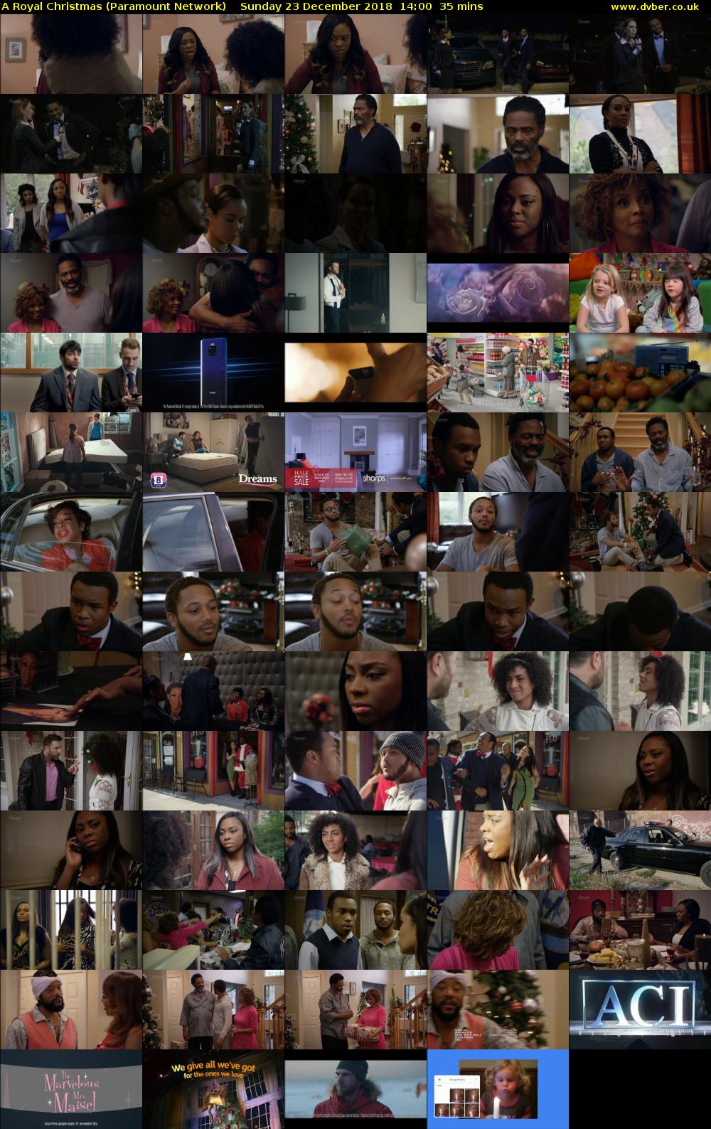 A Royal Christmas (Paramount Network) Sunday 23 December 2018 14:00 - 14:35