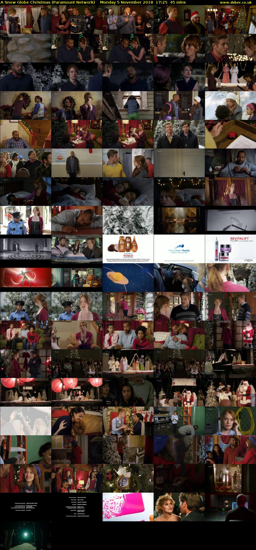 A Snow Globe Christmas (Paramount Network) Monday 5 November 2018 17:25 - 18:10