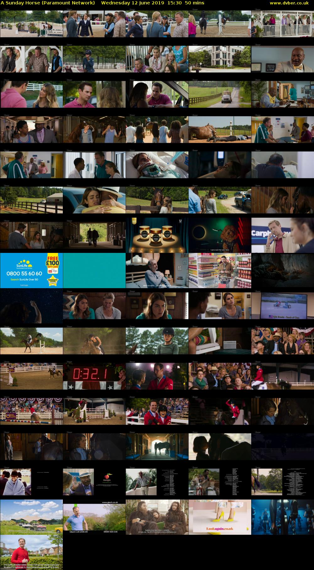 A Sunday Horse (Paramount Network) Wednesday 12 June 2019 15:30 - 16:20