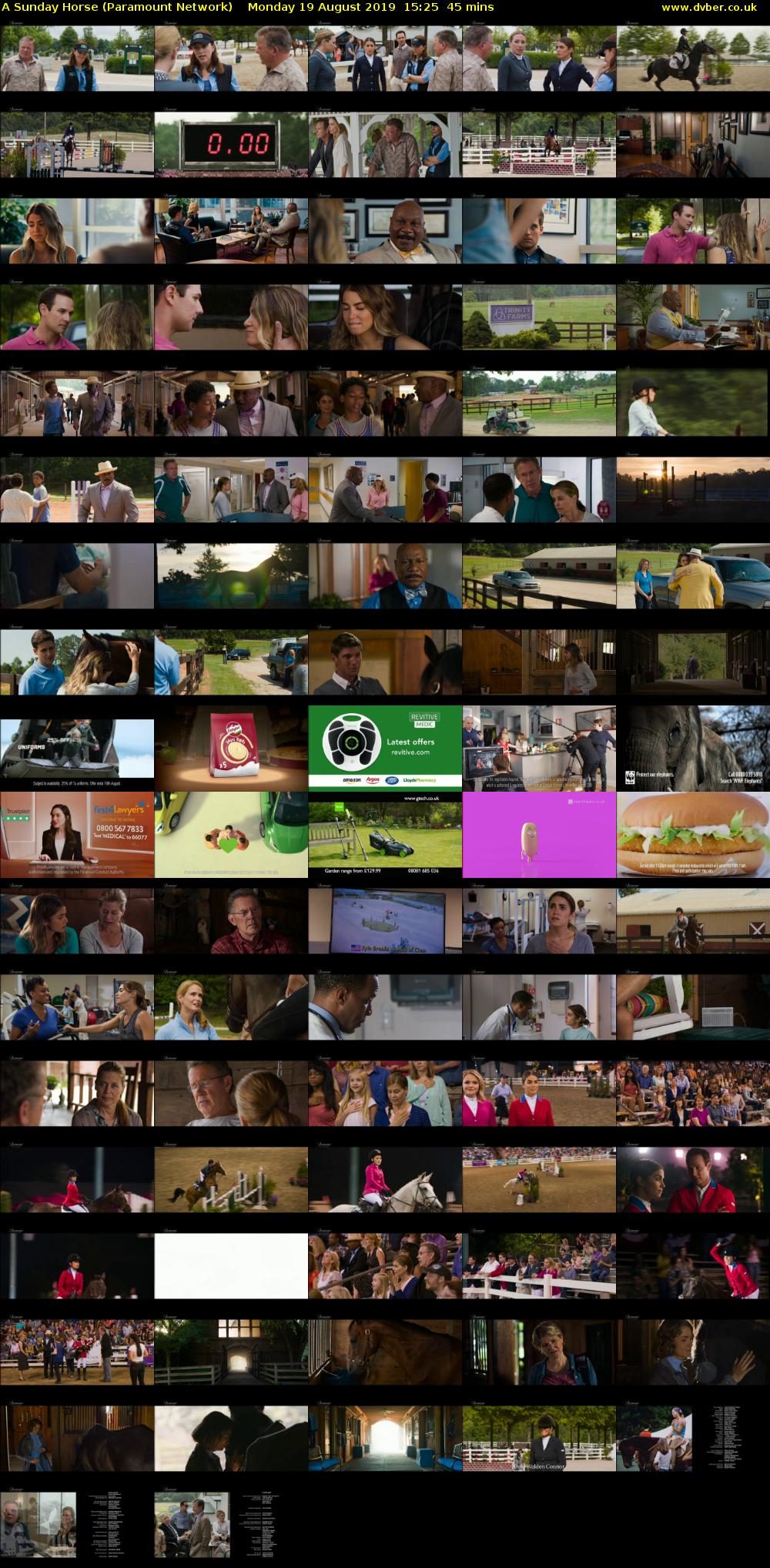 A Sunday Horse (Paramount Network) Monday 19 August 2019 15:25 - 16:10