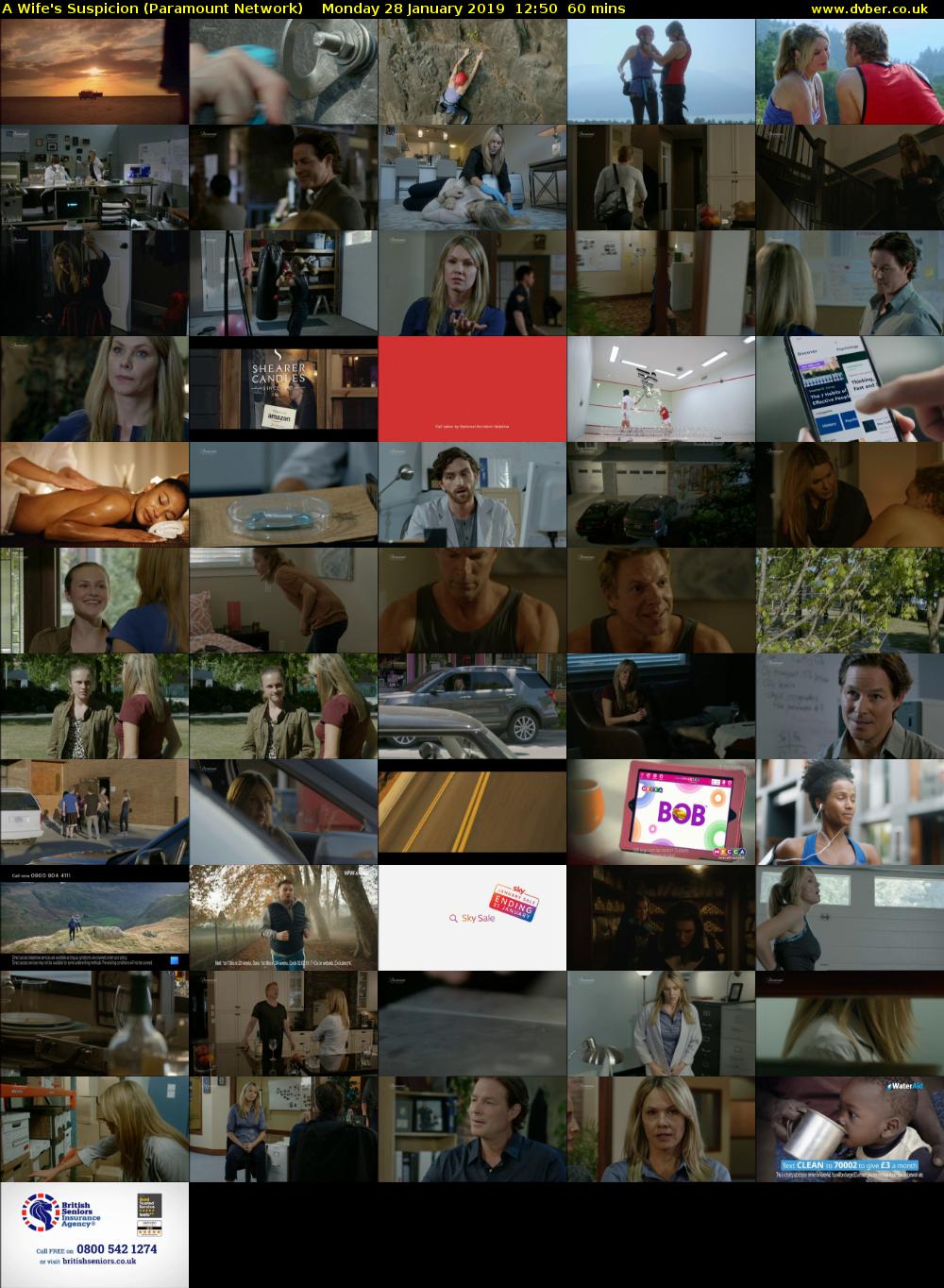 A Wife's Suspicion (Paramount Network) Monday 28 January 2019 12:50 - 13:50