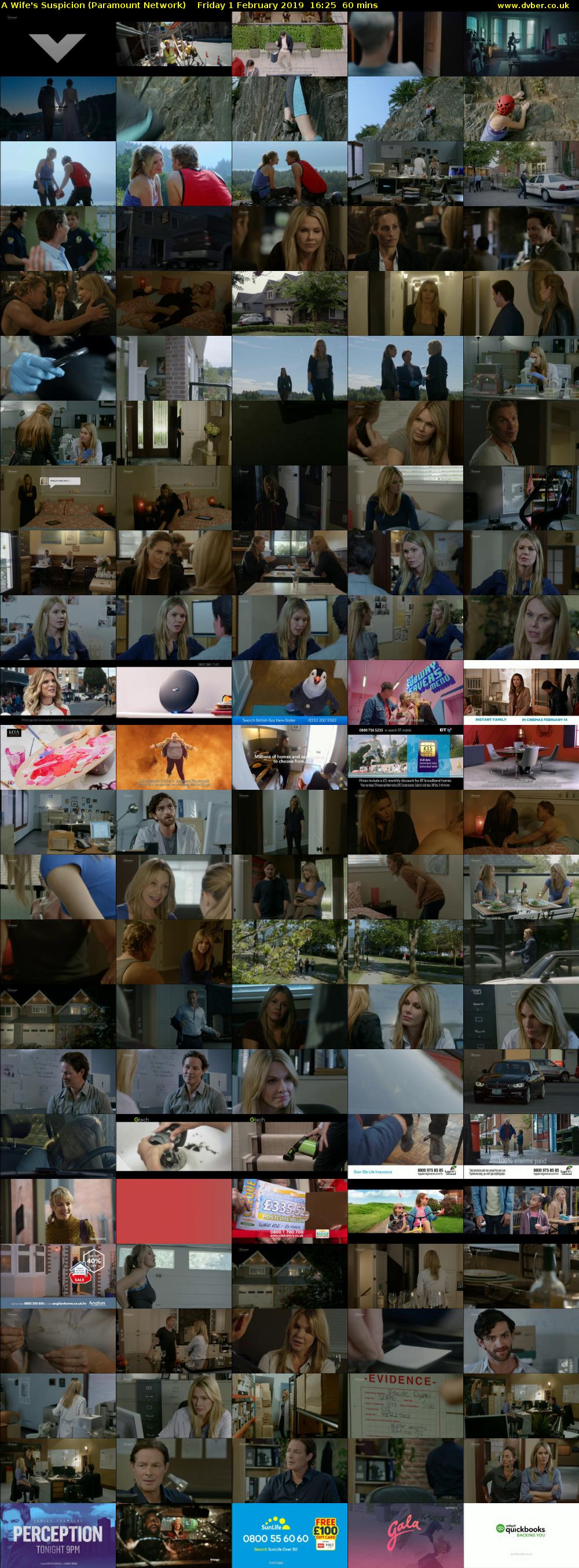 A Wife's Suspicion (Paramount Network) Friday 1 February 2019 16:25 - 17:25