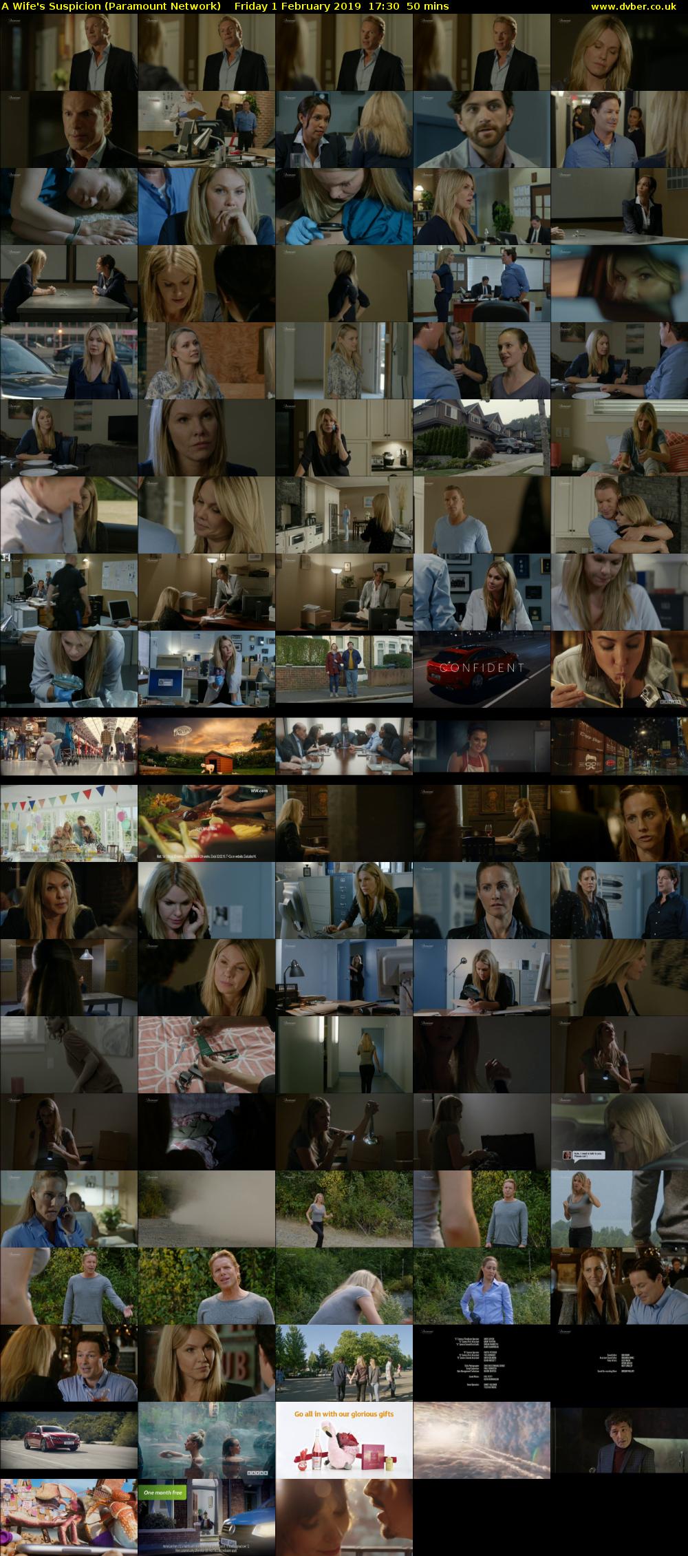 A Wife's Suspicion (Paramount Network) Friday 1 February 2019 17:30 - 18:20