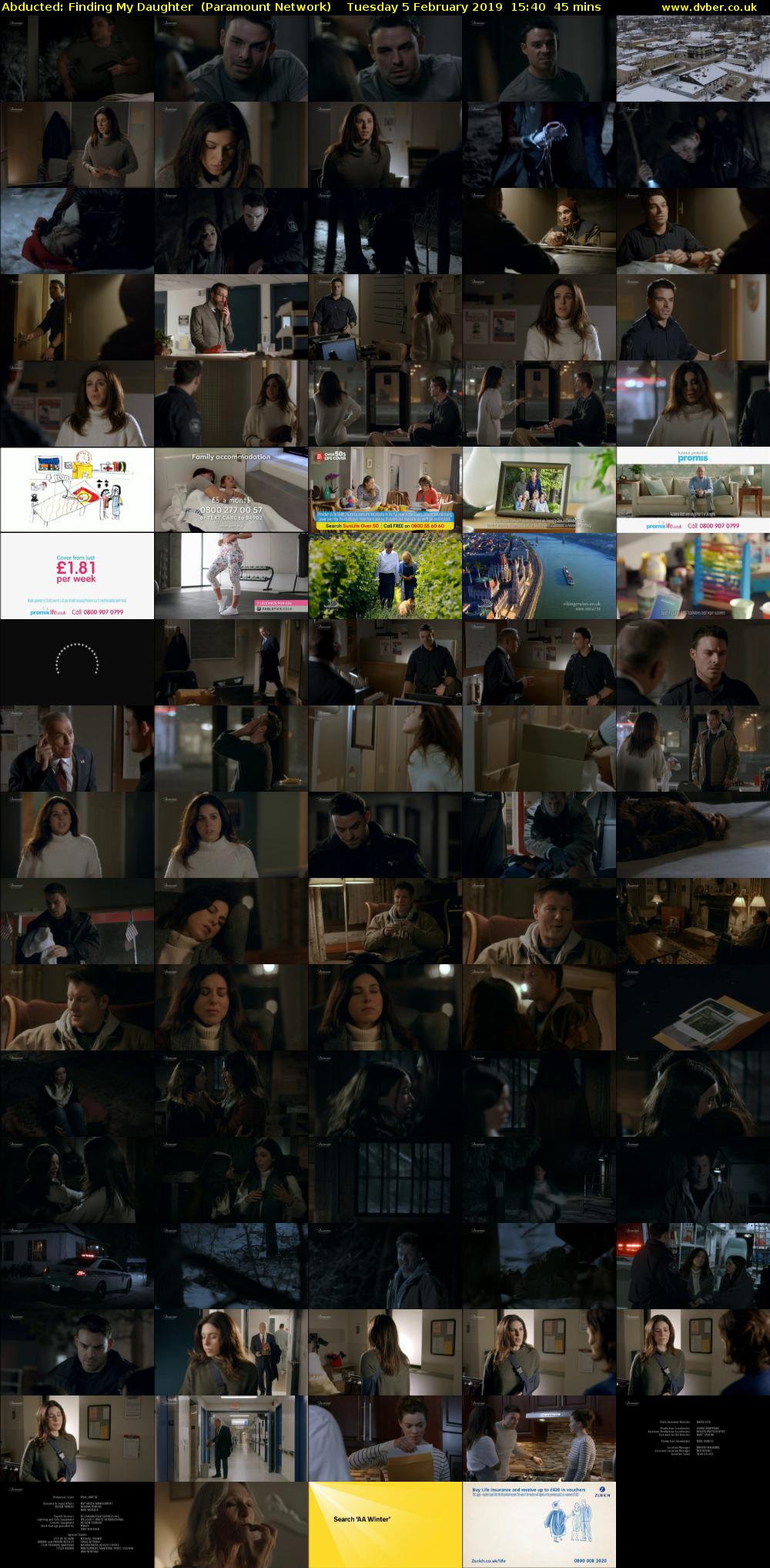 Abducted: Finding My Daughter  (Paramount Network) Tuesday 5 February 2019 15:40 - 16:25