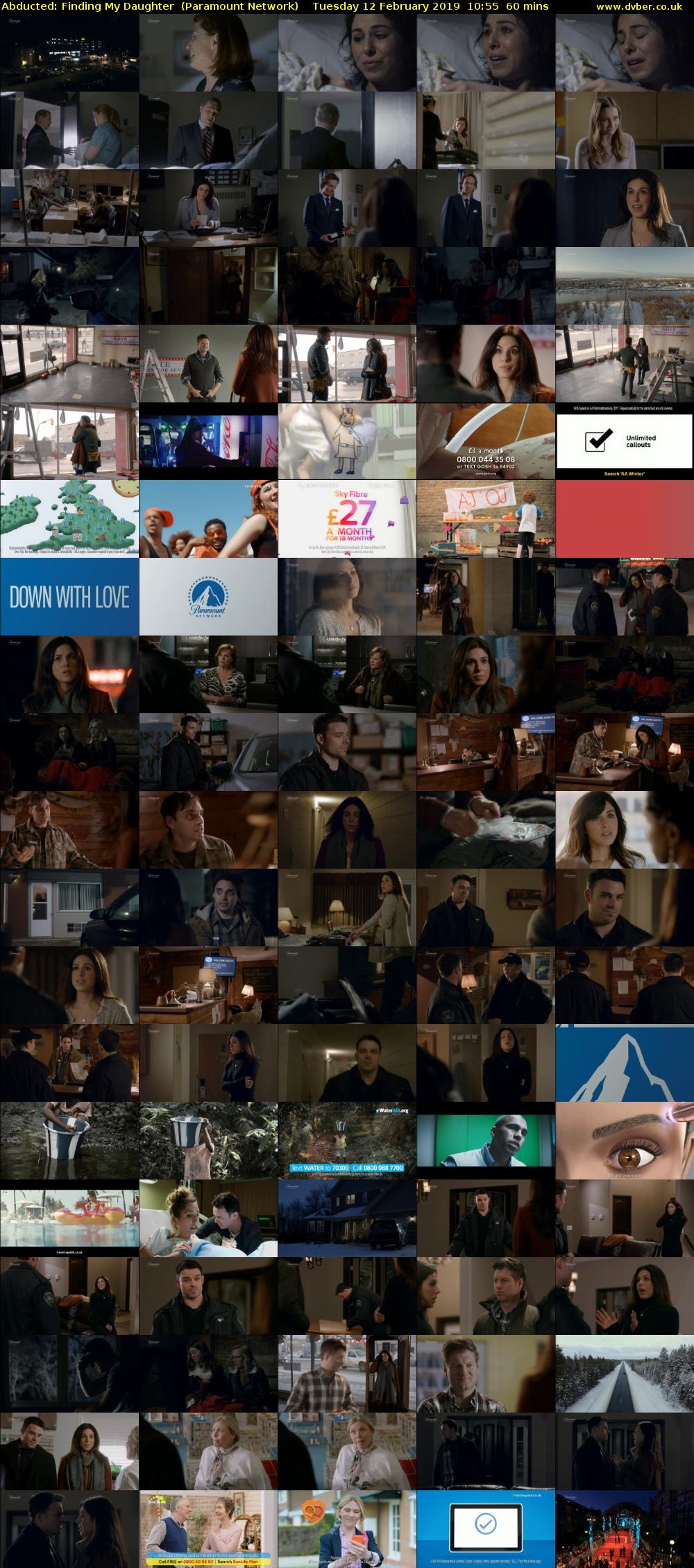 Abducted: Finding My Daughter  (Paramount Network) Tuesday 12 February 2019 10:55 - 11:55