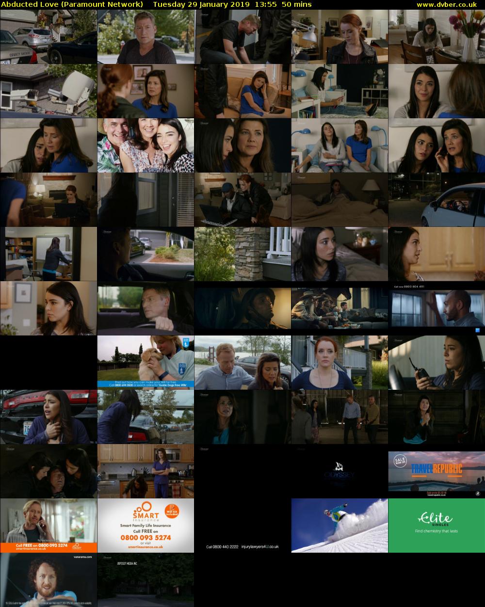 Abducted Love (Paramount Network) Tuesday 29 January 2019 13:55 - 14:45